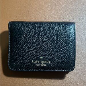 Kate Spade Textured Black Card Case